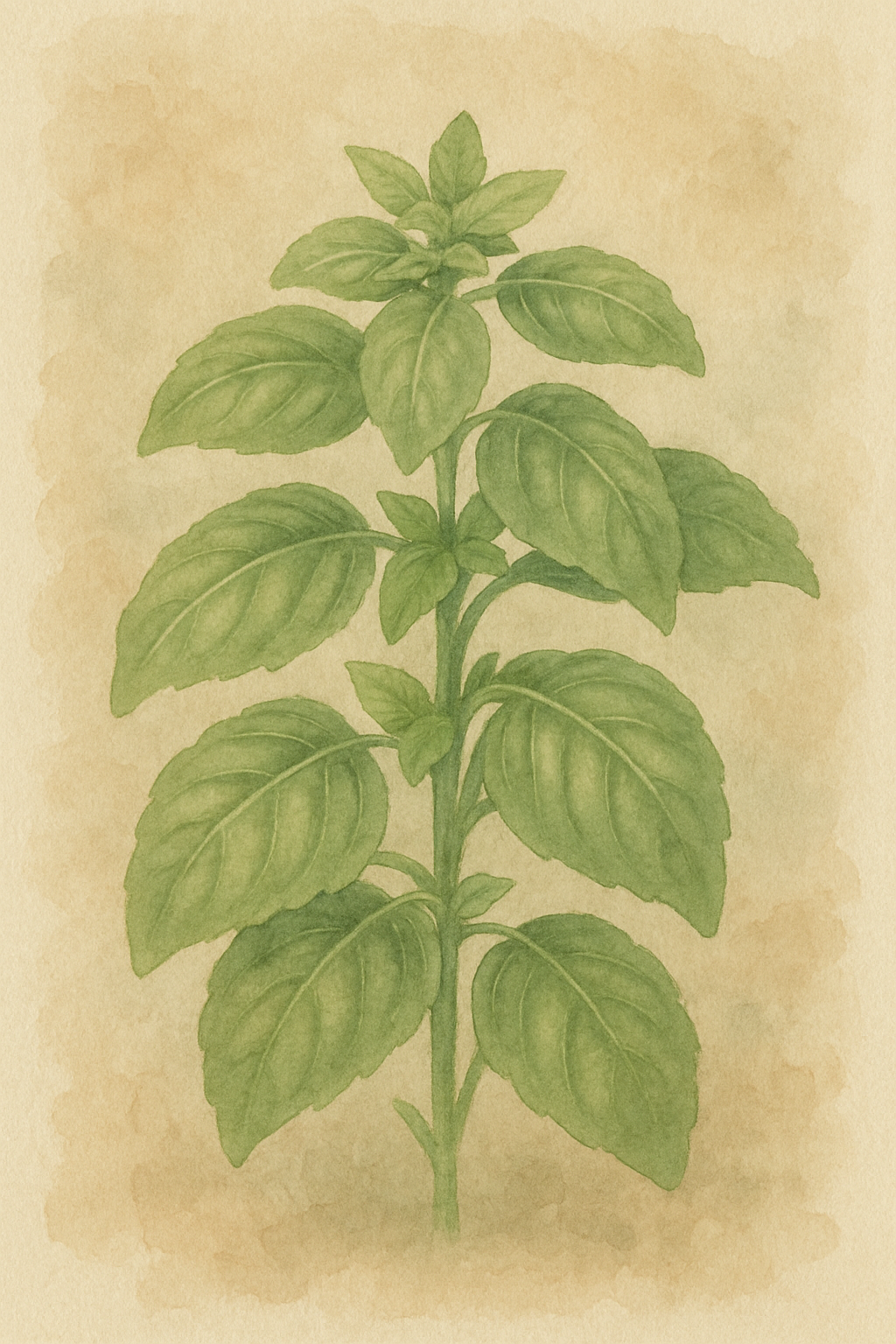 Basil Candle