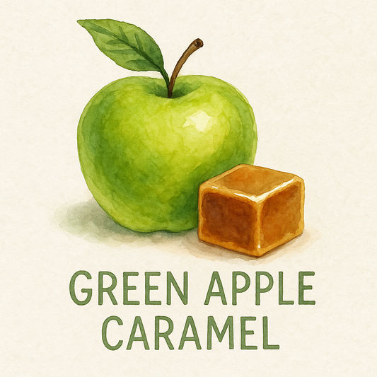 Green apple & Caramel Candle